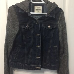 Bluenotes denim jacket with removable hood